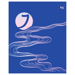 Тетрадь общая BG "Синий цвет", А5, 48 листов в клетку, на скрепке