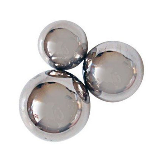 Набор из 3 металлических вагинальных шариков 2,5см, 3см и 3,5см без шнурка Bior Toys Sexy Friend SF-70162