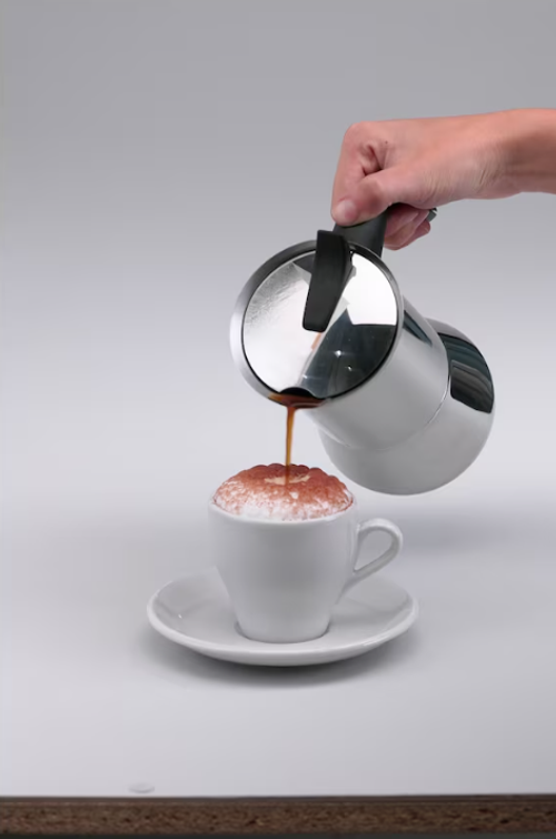 ПРОДУКТ PRODUKT Вспениватель для молока, капучинатор, черный