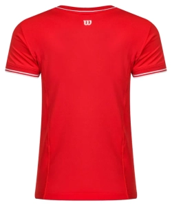 Женская теннисная футболка Wilson Team Seamless - infrared