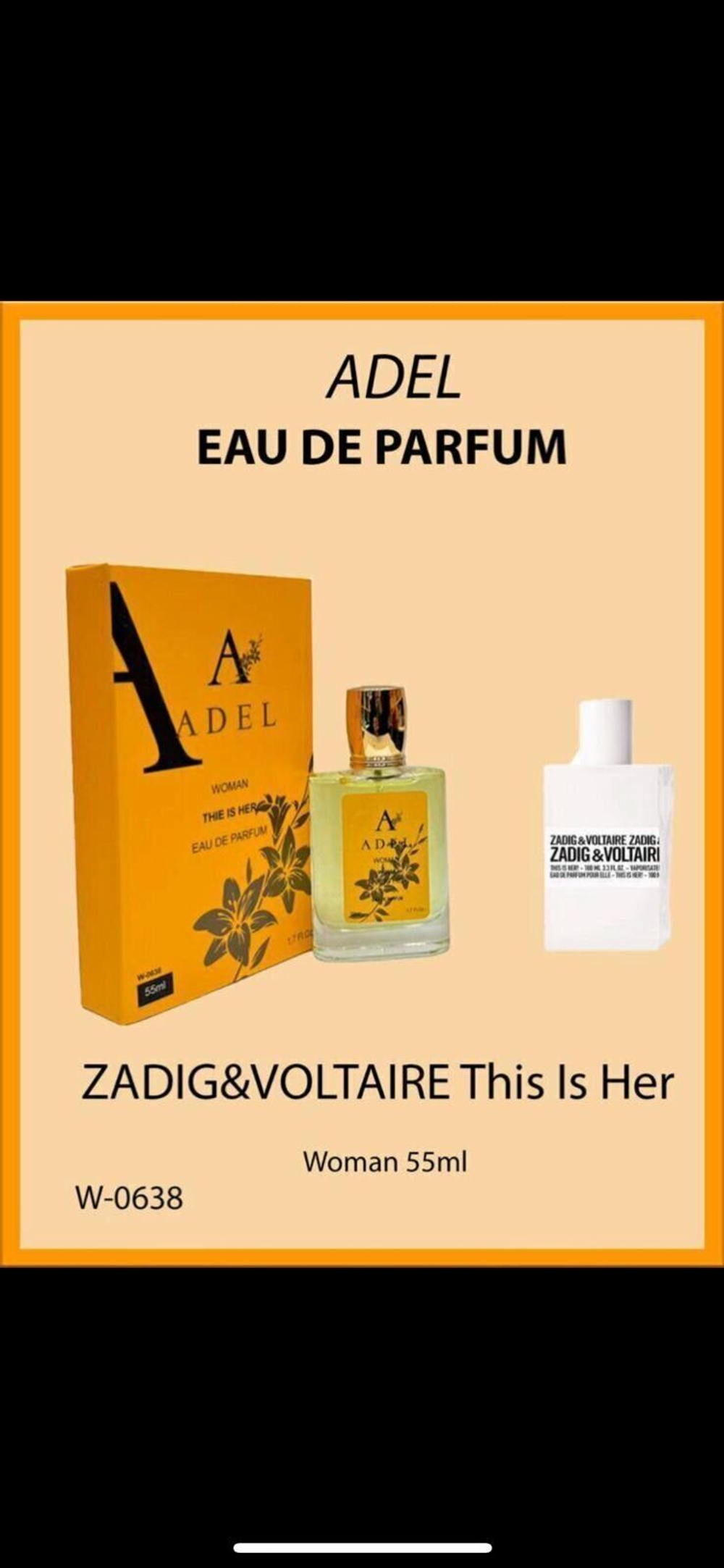 Adel W-0638 Zadig & Voltaire This Is Her! eau de parfum for women 55 ml.