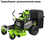 Райдер садовый GREENWORKS GC82ZT107 82V, аккумуляторный без АКБ и ЗУ 7404107