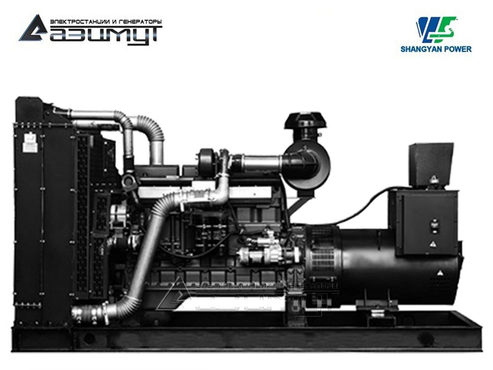 Дизельный генератор Азимут АД-200С-Т400-2РМ160 Shangyan c автозапуском