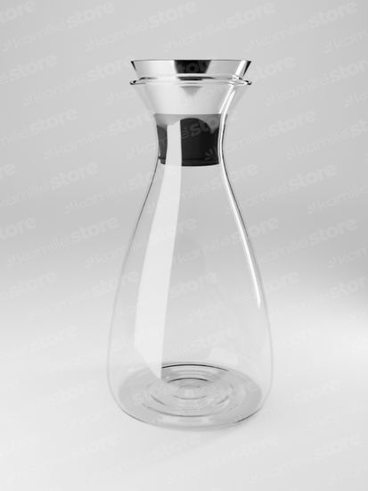 Графин стеклянный 1000 мл. Kamille KM 9031 с крышкой из нержавеющей стали