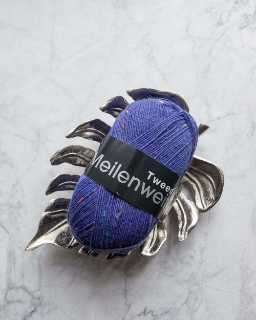 - 30% Lana Grossa Meilenweit Tweed | носочная пряжа, 100г | Твид