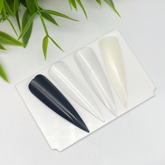 Типсы для демонстрации отрывные "Стилет" 45 мм молочные