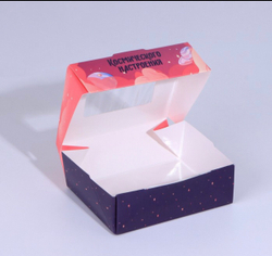 Коробка складная «Космос», 10 × 8 × 3.5 см