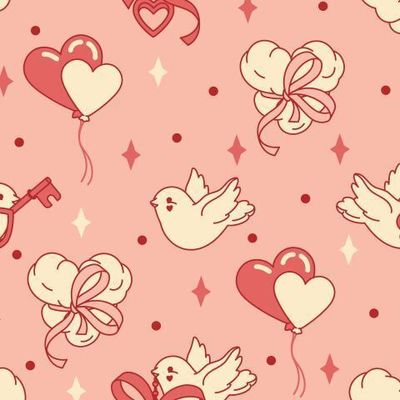 Романтичный принт ко Дню Святого Валентина