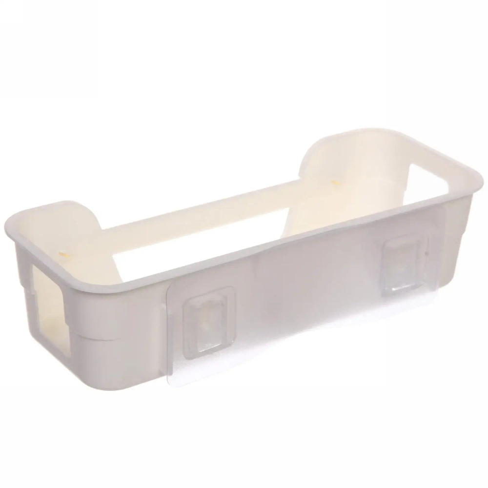 Полка для ванны с липким слоем «Стайл»белая 27,5х11х7см