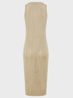 Платье-майка вязаное с люрексом