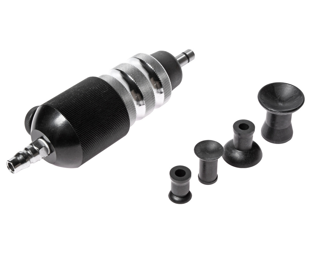 Машинка пневматическая для притирки клапанов 3000об/мин., 90PSI, L=154мм (4 насадки 15-35мм) JTC