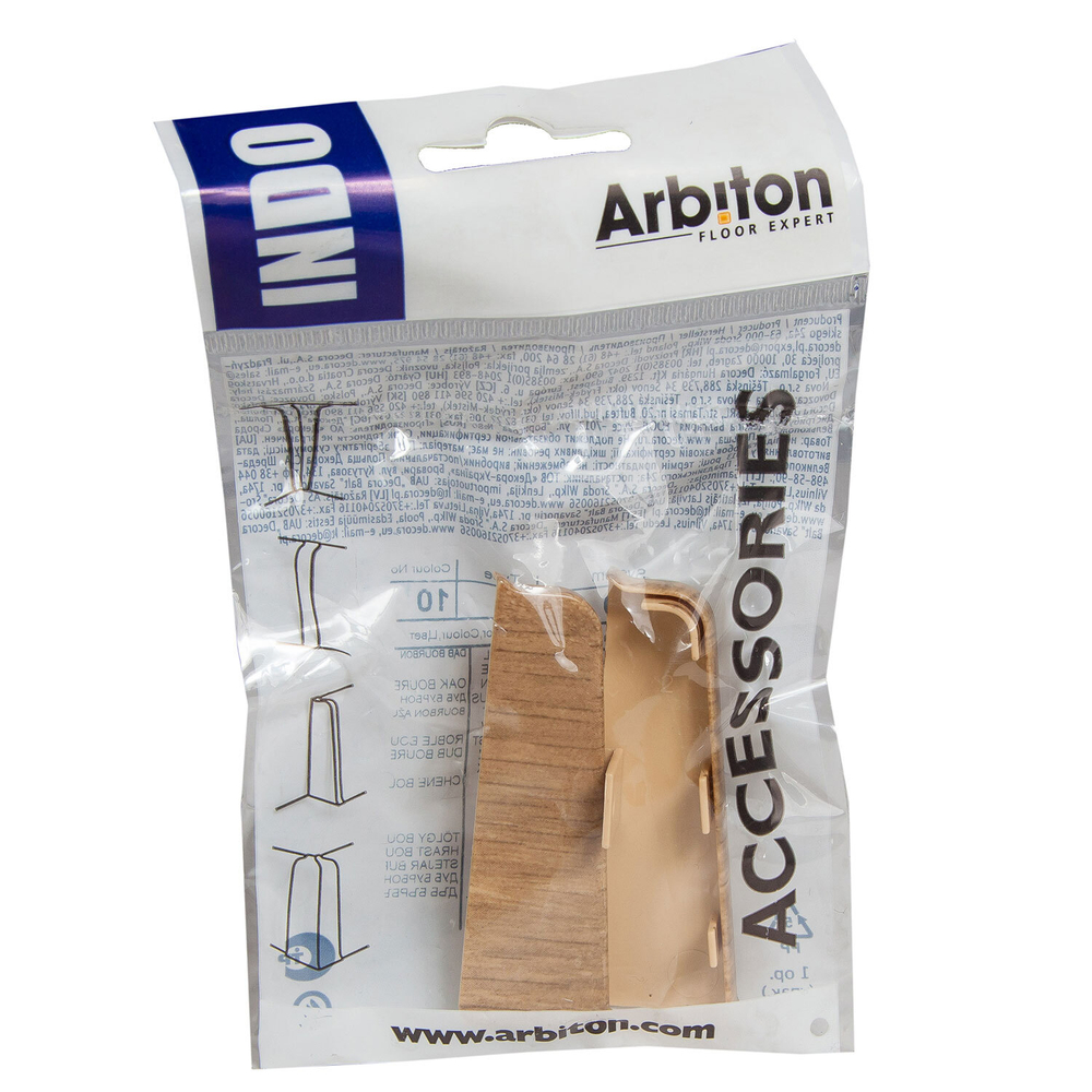 Плинтус Arbiton Indo Заглушка в цвет плинтуса 2 шт