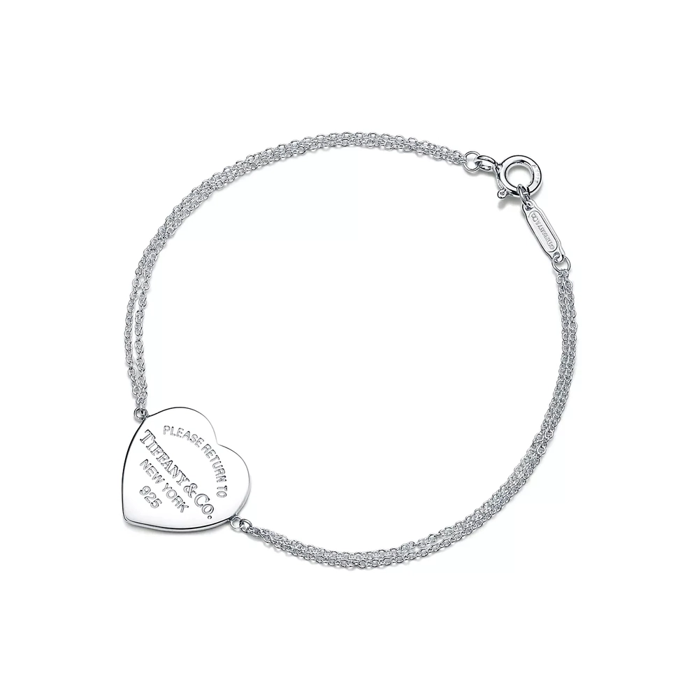 Браслет из серебра, 💠Tiffany Heart Tag Bracelet