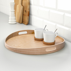IKEA SKALA  (ИКЕА СКАЛА)  -  Поднос, береза, 44 см