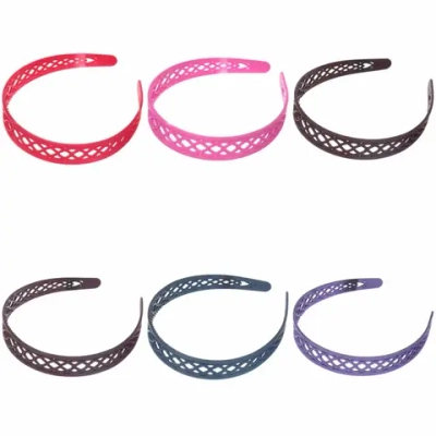 Ободок для волос пластиковый «Province - Lily», плетёнка, микс 6 цветов, 2,5 см