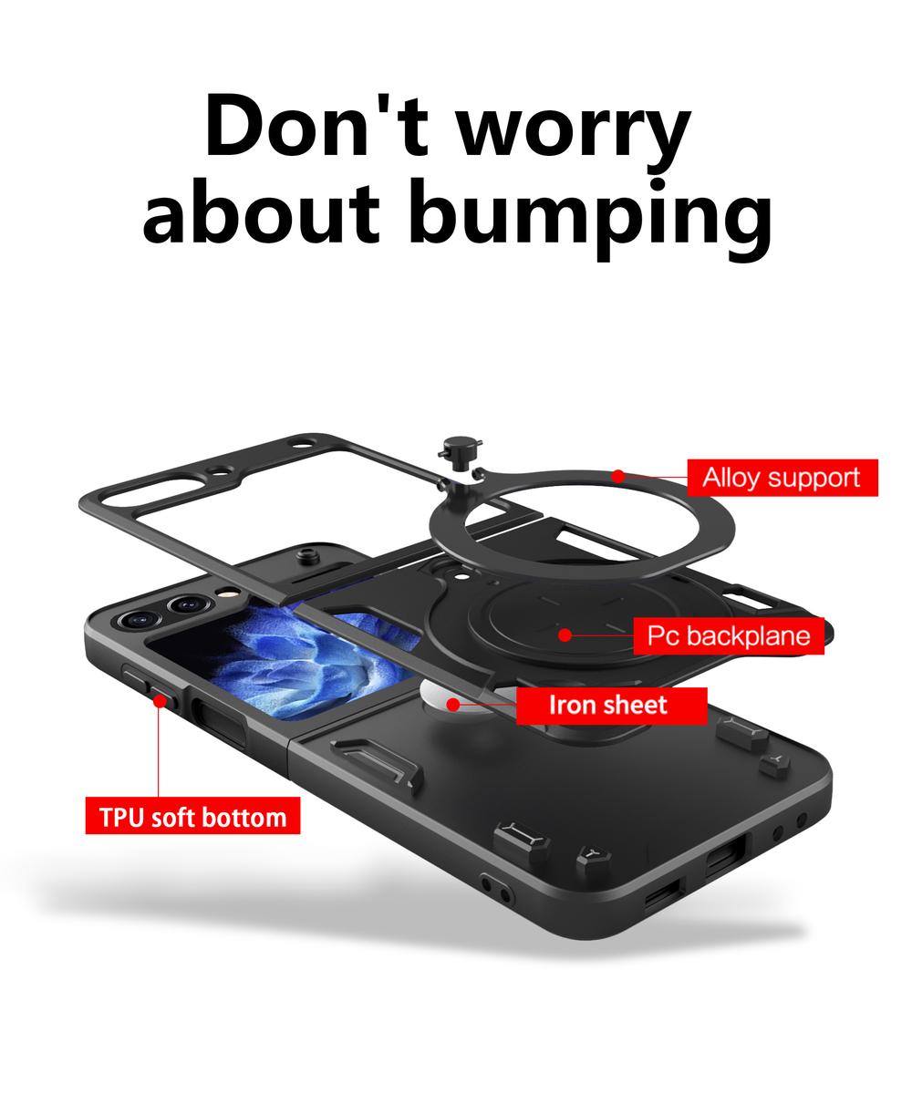 Чехол с кольцом Big Ring Case для Samsung Galaxy Z Flip 6