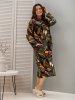 Халат Х-138/хаки-осеннийлист