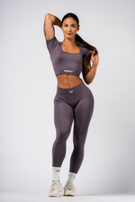 Лосины Nebbia Push-Up Leggings with Shaping Lines FLOW SEAMLESS 497 DARK GREY