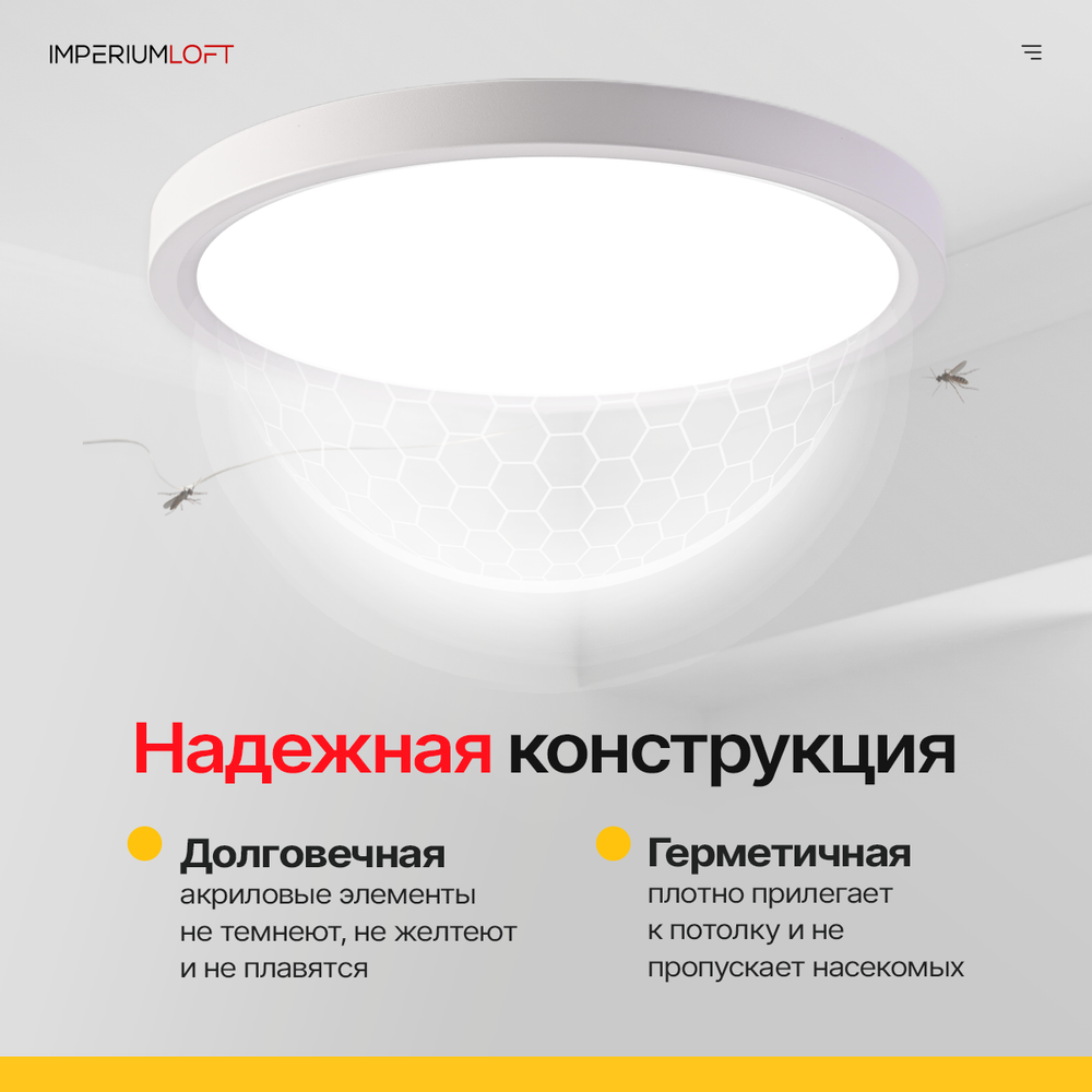 Потолочный Светильник Slim D23 Белый By Imperiumloft