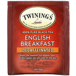 Twinings, English Breakfast, черный чай без кофеина, 50 чайных пакетиков, 100 г (3,53 унции)