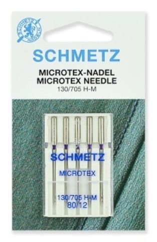 Иглы 21 Schmetz Микротекс (особо острые) 130/705 Н-M №80 5 шт