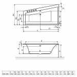 Ванна акриловая Excellent Sfera SLIM WAEX.SFL17WHS 170x100 белая