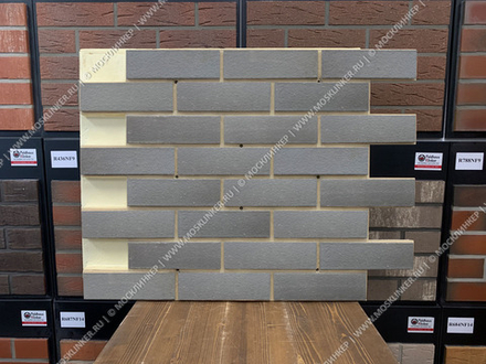 Клинкерная фасадная термопанель Регент ППУ Feldhaus Klinker R700NF9