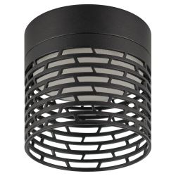 Светильник настенно-потолочный спот ЭРА OL53 BK под лампу GX53 черный IP20 | Накладные светильники