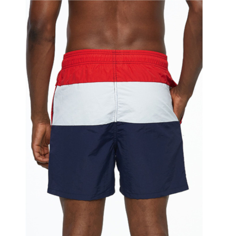 Трехцветные мужские шорты для пляжа (Размер: 4X) (Цвет: разноцветный)