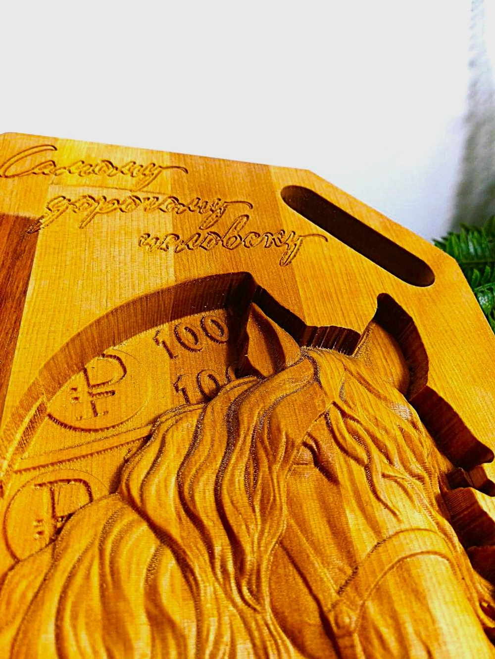 Набор подарочный Разделочных деревянных досок №1 с подставкой