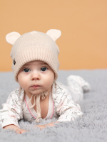 Шапка летняя хлопковая (Сандал) с ушками БОН-БОН