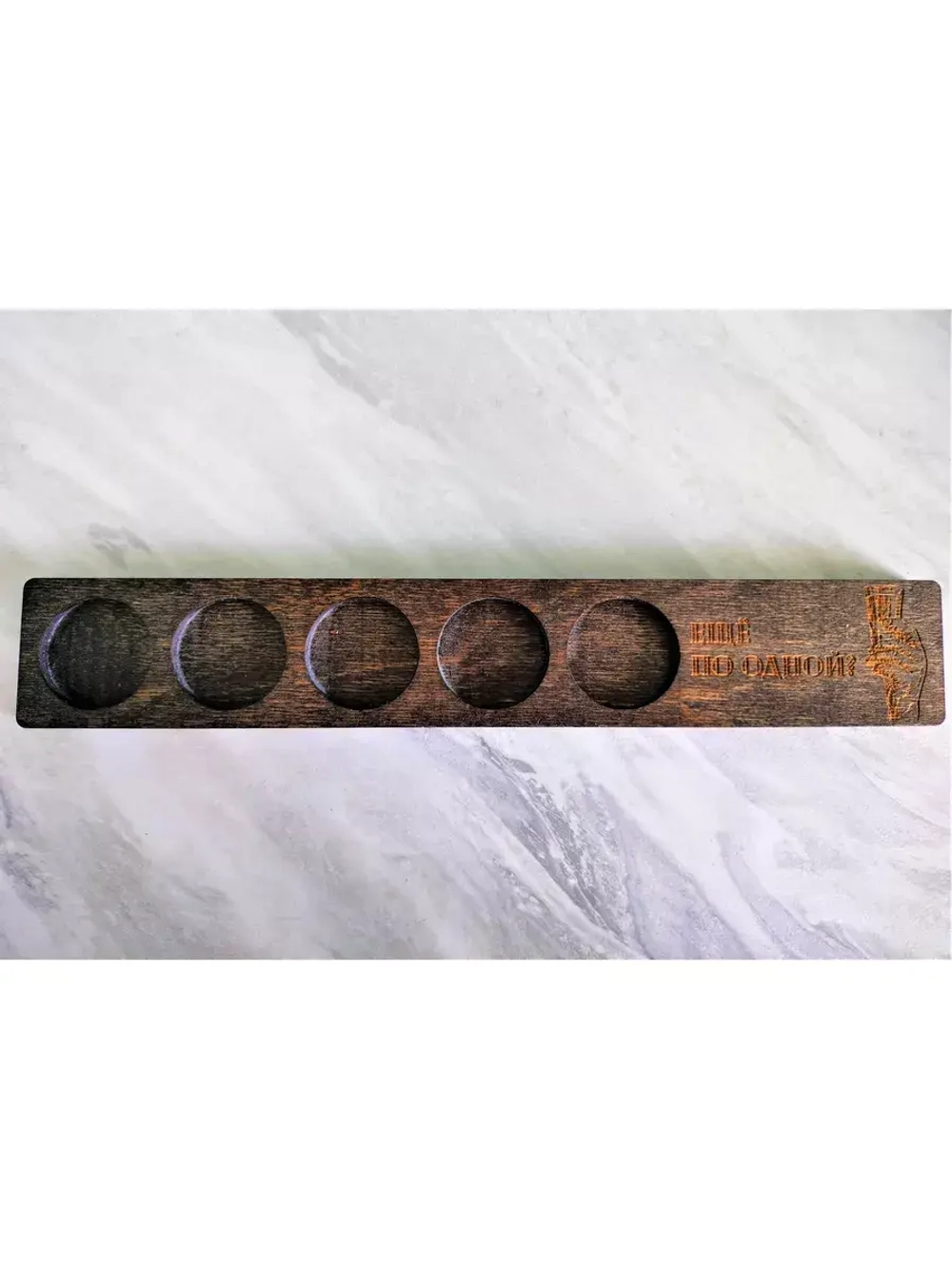 Шотница подставка с 5 стопками