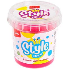 Slaym Lori Style Slime 130ml çəhrayı çiyələk qoxusu ilə