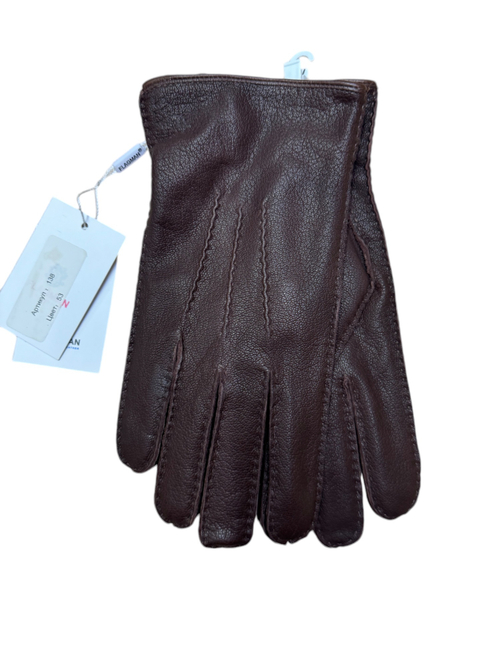 Перчатки. Мужские. Материал верха: Кожа оленя. Подклад: Трикотаж-шерсть. 5 шт в упаковке.