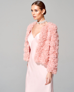 Кардиган с вышивкой ручной работы стеклянным бисером