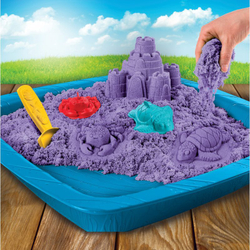 Kinetic Sand - Набор замок из кинетического песка с песочницей фиолетовый 454г 20106638