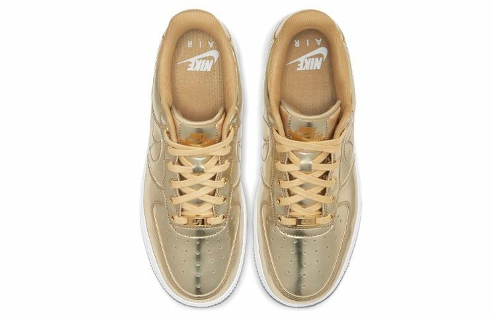 Кроссовки Nike Air Force 1 Low Sp "Liquid Metal" (Женская размерная сетка)