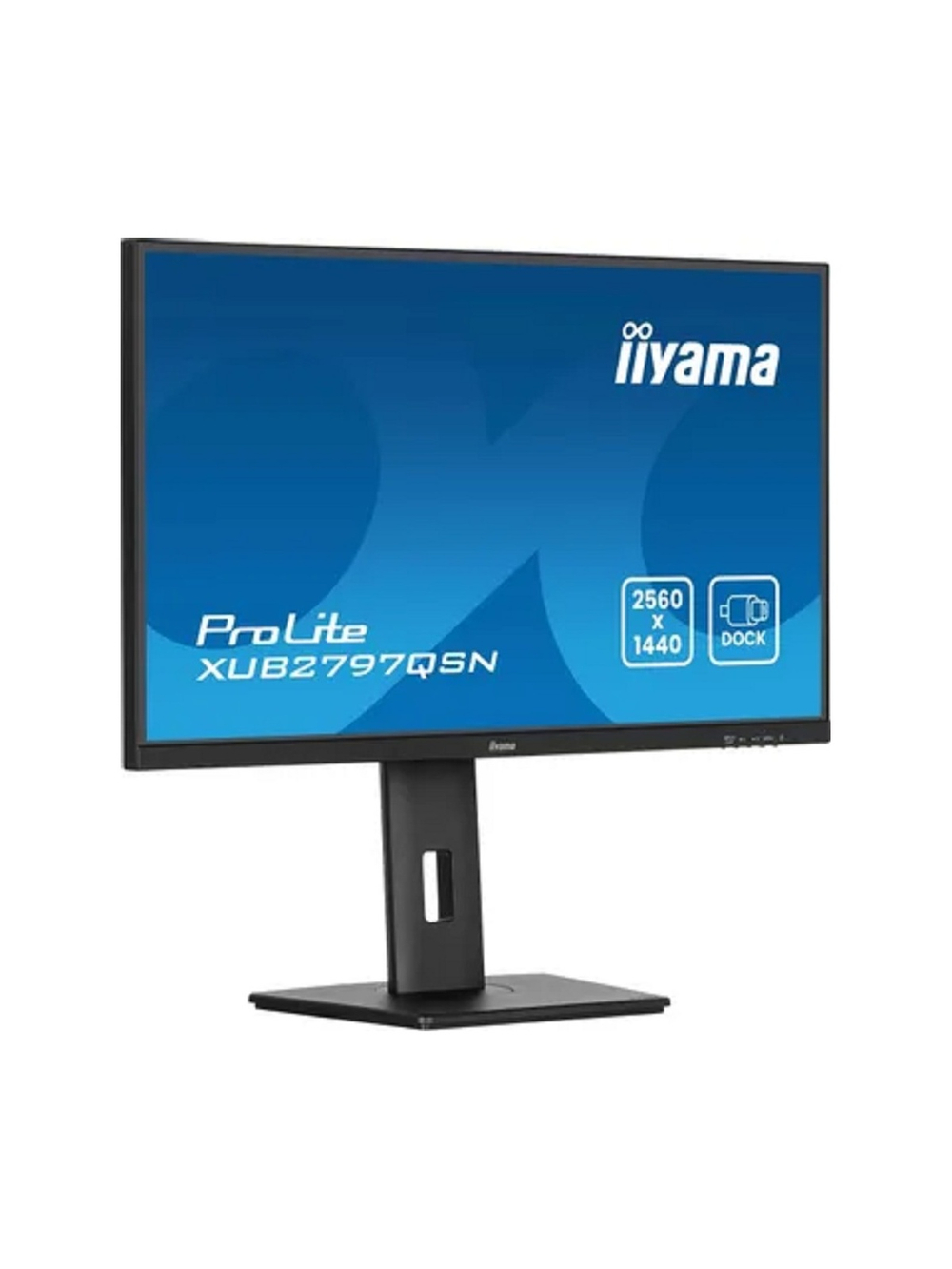 LCD IIYAMA 27" XUB2797QSN-B2 черный {IPS 2560x1440 100Hz 1ms 300cd HDMI DisplayPort(in+out) USB3.2 USB-C3.2(65W) USB-C3.2(15W) RJ-45 2x2W HAS Pivot}