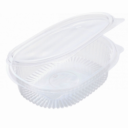 Одноразовые контейнеры с крышкой 350 мл ПЭТ (700 шт.)