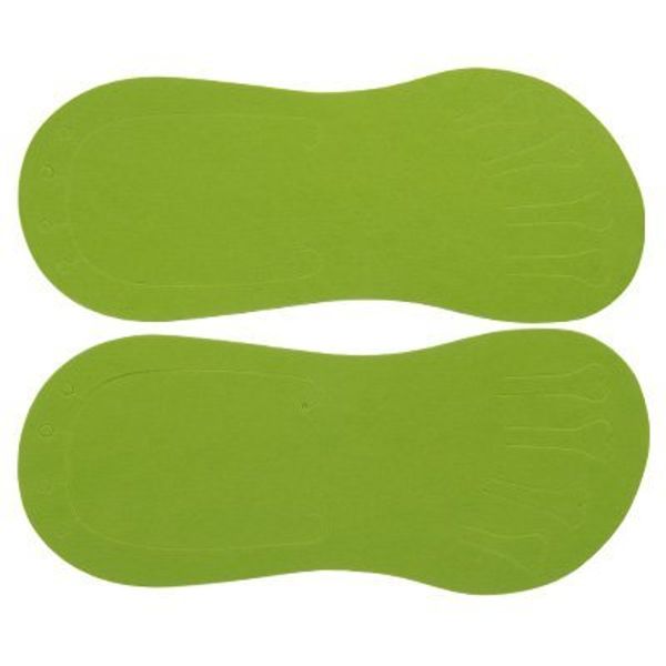 Тапочки-расширители косметические Зеленые, 12 пар