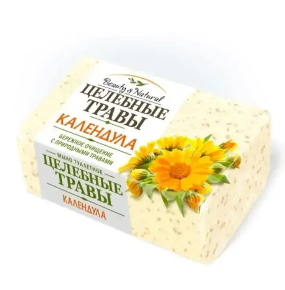 Мыло Нэфис 160г Целебные травы Календула