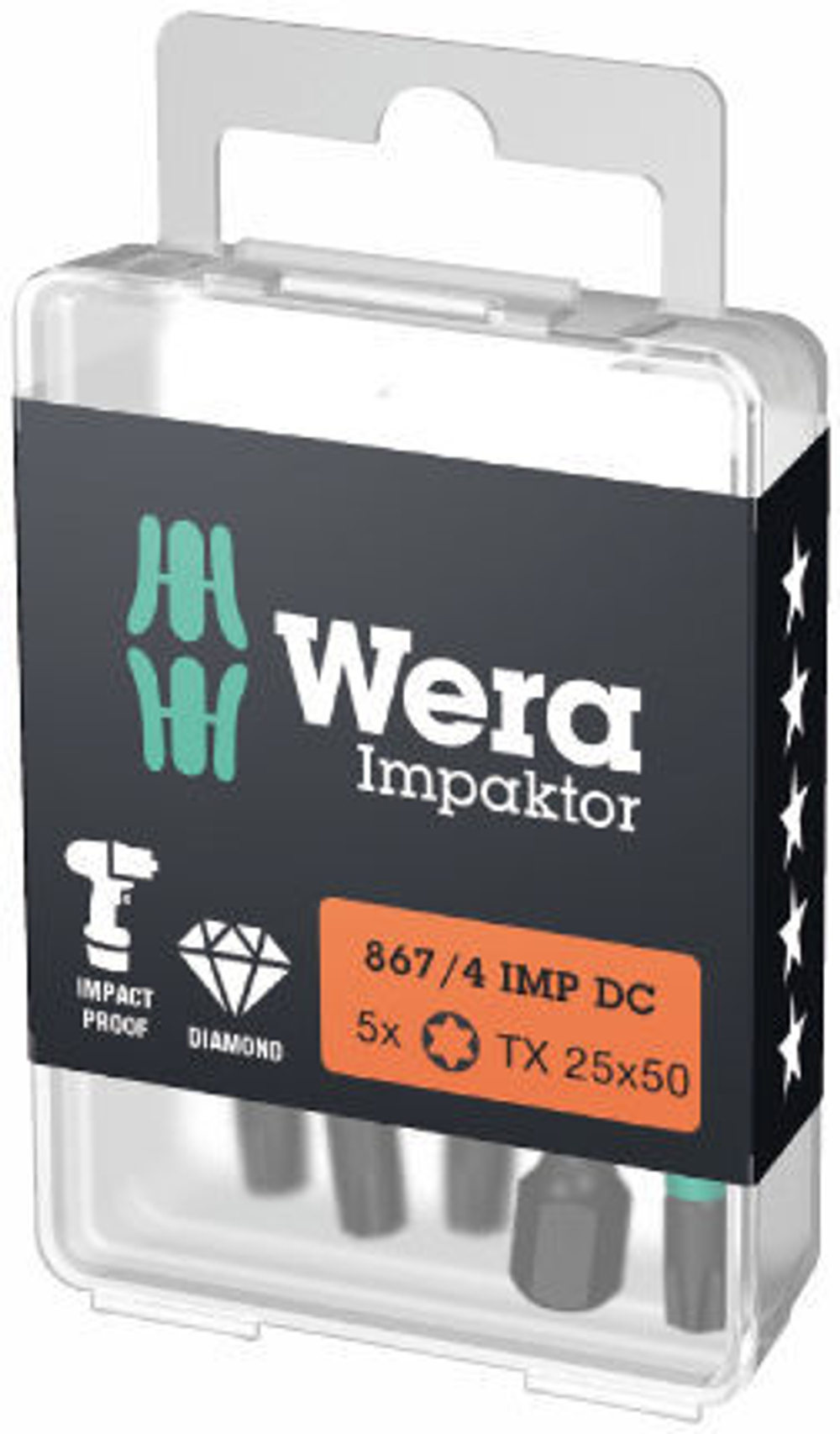 Бита ударная TORX 25 x 50 мм WERA 05057665001/1