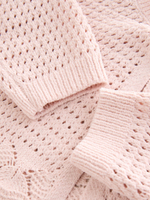 Кардиган вязаный для девочки Next E25-052, Розовый