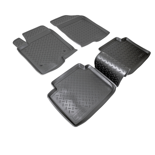 Ковры в салон Norplast/Unidec для Hyundai Sonata в кузове NF (2005-)Полиуретан,Черный, арт.NPL-Po-31-15