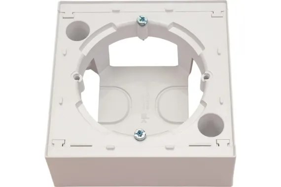 Коробка переходник Systeme Electric ATLASDESIGN 1 постовая белая 35946
