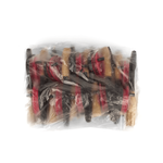 Удочка зимняя Три Кита Техно d-75, с пробковой ручкой (хлыст стекловолокно), Красная