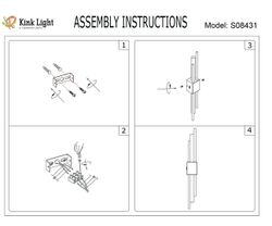 Kink Light 08431,19 Бра Диркс черный Led 6W