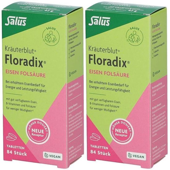 FLORADIX железо 2 упаковки по 84 шт