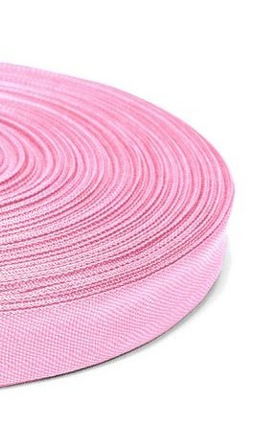 Тесьма окантовочная 450D, ш. 2,2 см, п/э 100%, 2,5 гр/м, розовый