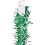 Мишура «Огонёк» 2 м 9 см, Серебро/Зеленый